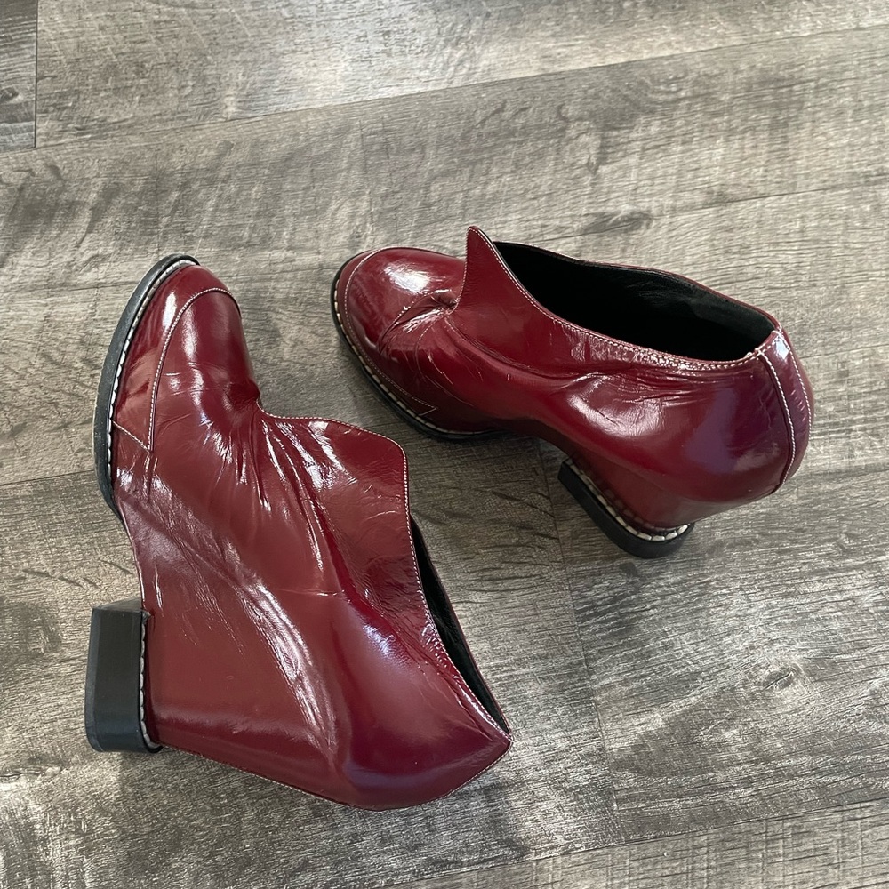 Chloe vintage burgundy booties 🐦‍🔥